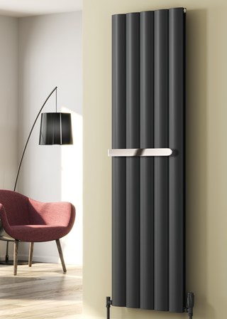 Reina Belva Vertical - Image shown in Anthracite 