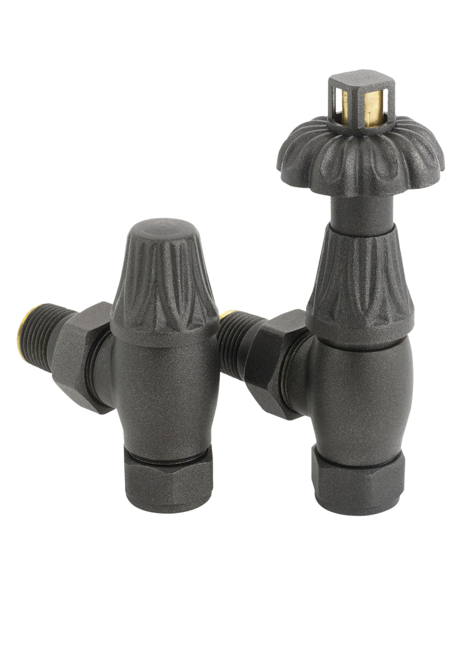 MHS Chartwell TRV Angle Valves - Anthracite