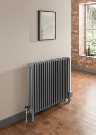 The Radiator Company Ancona 4 Column - Image shown in Anthracite