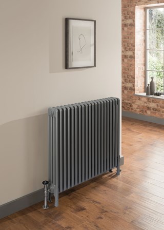 The Radiator Company Ancona 4 Column - Image shown in Anthracite The Radiator Company Ancona 4 Column - Image shown in Anthracite