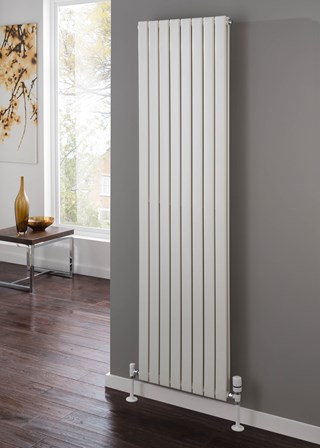 The Radiator Company Piano Double Vertical - Image shown in White RAL9016