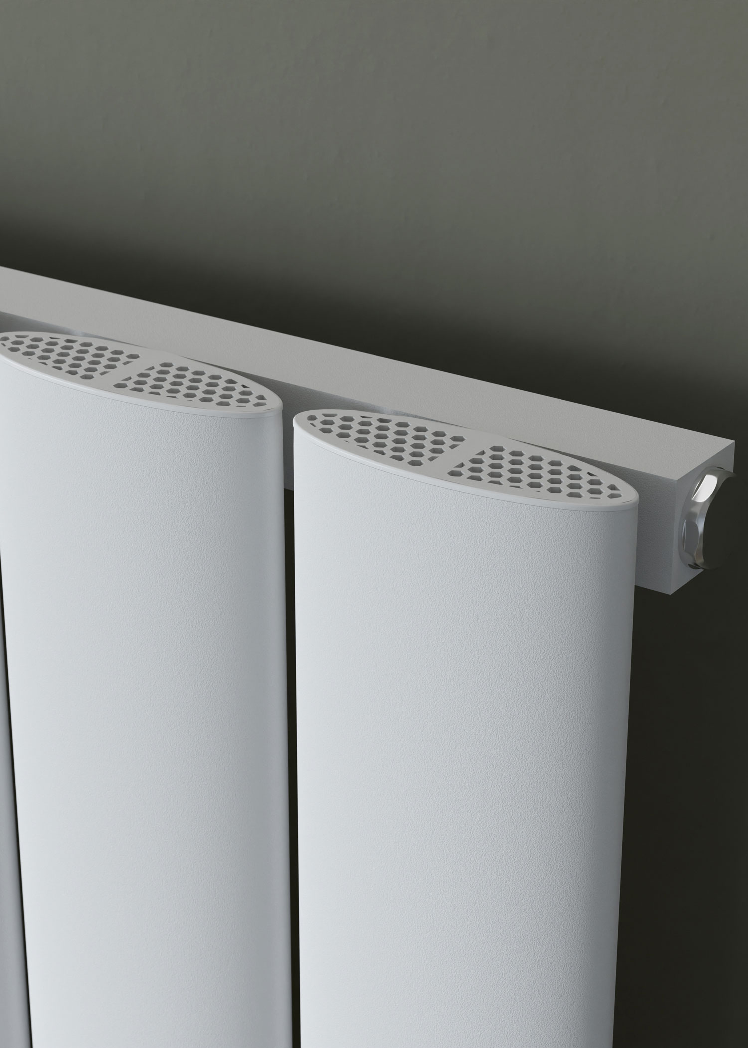 Eucotherm Saturn finished in Textured White (Detail Image)