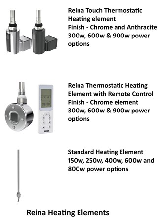 Reina Roda Single Horizontal Radiator