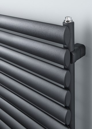 Supplies 4 Heat Tallis Single Horizontal - Image shown in Special Finish Carbon (Close Up)