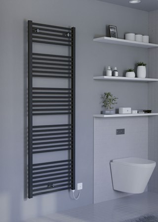 Eucotherm Primo Electro Towel Rail - Anthracite