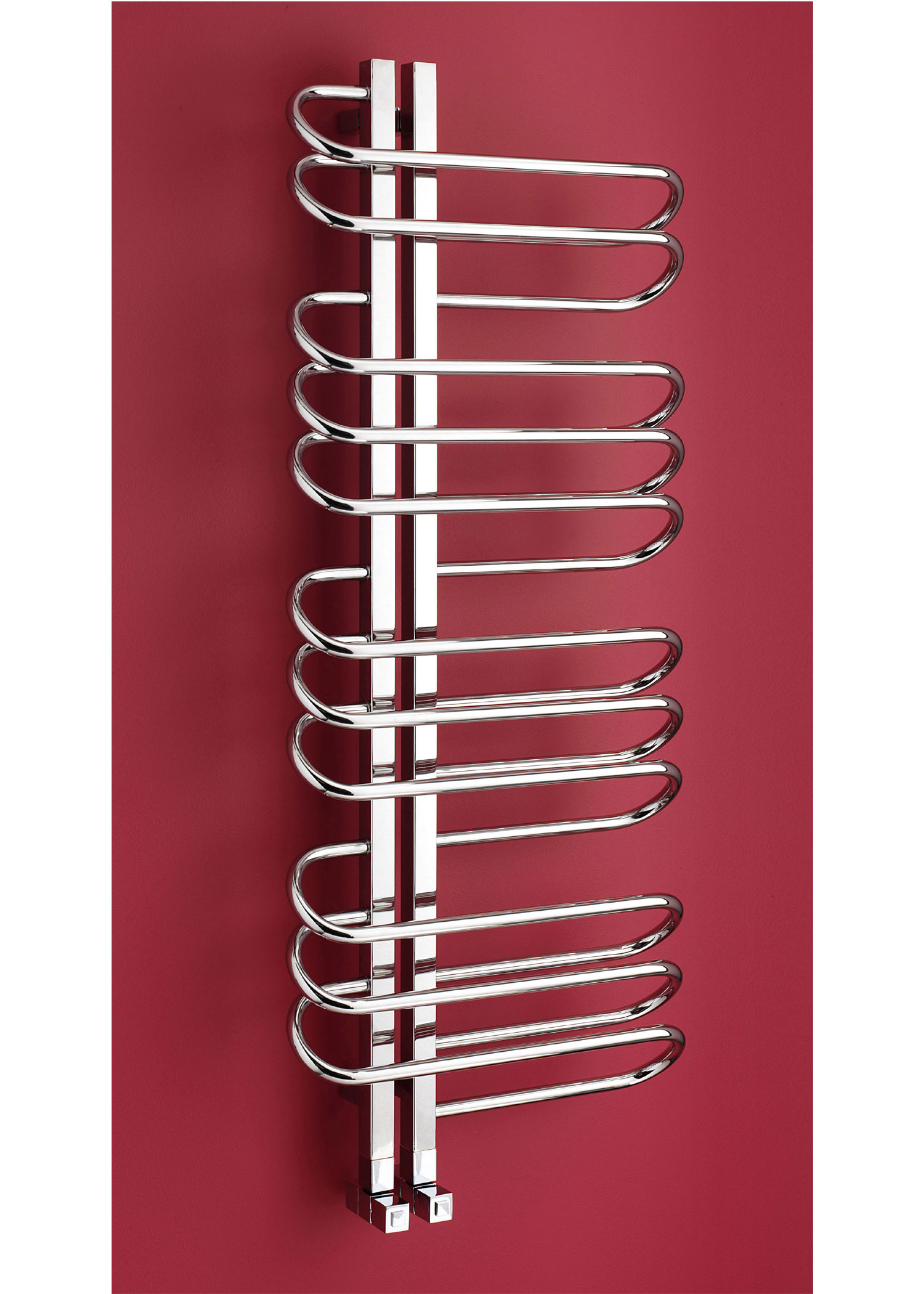Spiral towel on sale rail