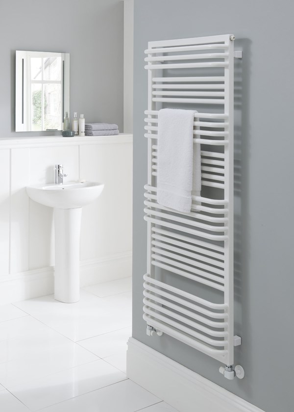 The Radiator Company Poll - Image shown in White RAL9016