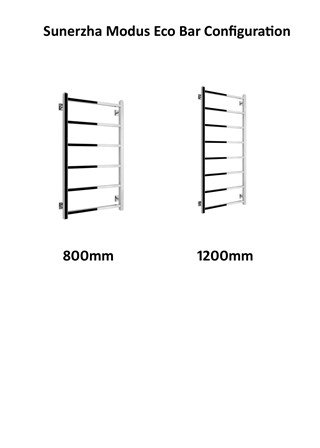 Sunerzha Modus Eco Stainless Steel Towel Rail