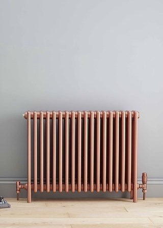 Zehnder Charleston With Welded Feet - Image shown in Rose Copper