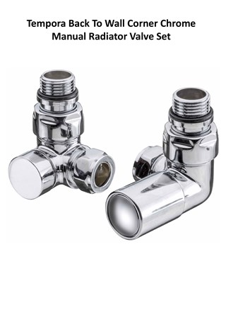 Tempora Back To Wall Manual Radiator Valves