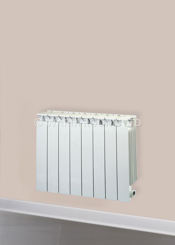 Tempora Square Top Aluminium Radiator - 390mm Height