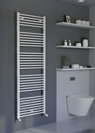 Eucotherm Primo Towel Rail - White RAL9003