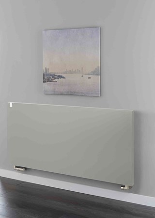 The Radiator Company Relax Double Horizontal - Image shown in Grey Aluminium RAL9007