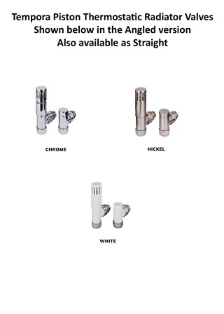 Tempora Piston Thermostatic Radiator Valves