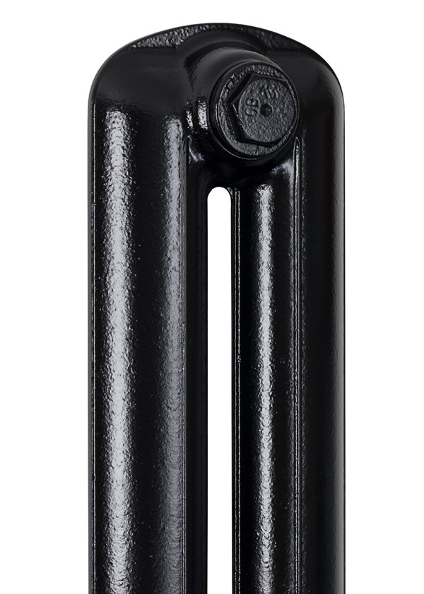 The Radiator Company Linton 2 Column - Flat Black Detail