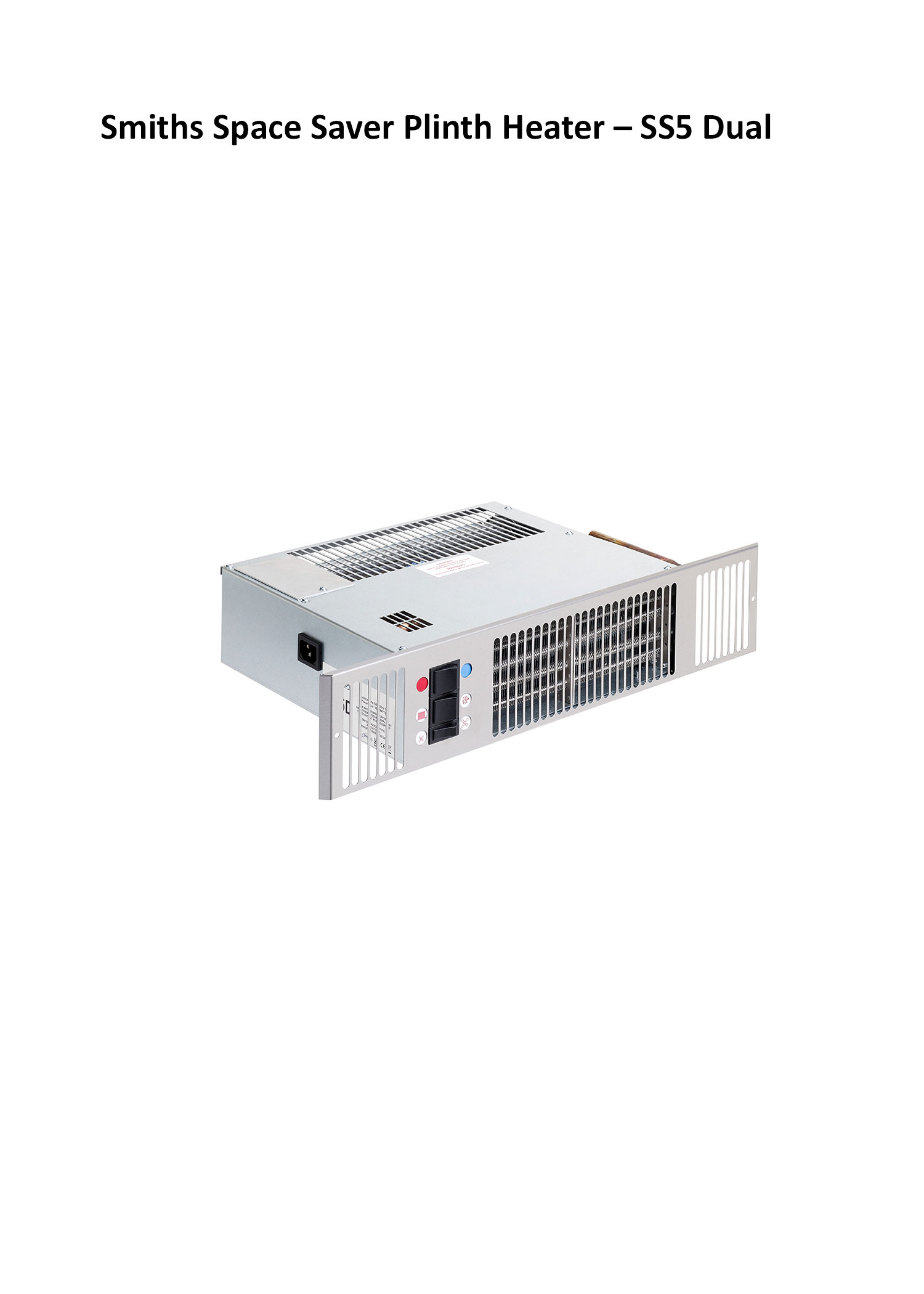 Smiths Space Saver SS5 Dual Plinth Fan Convector