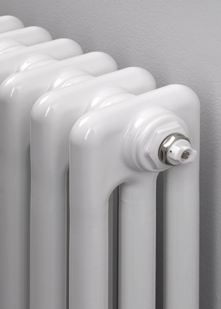 Rads 2 Rails Fitzrovia 3 Column Horizontal - White (Close Up)