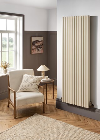 The Radiator Company Oglio Vertical Aluminium Radiator The Radiator Company Oglio Vertical Aluminium Radiator