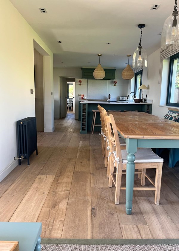 Apollo Roma 4 Column Radiator With Welded Feet - Finished in Anthracite Matt Textured - Image Supplied by Mr C Smith Apollo Roma 4 Column Radiator With Welded Feet - Finished in Anthracite Matt Textured - Image Supplied by Mr C Smith