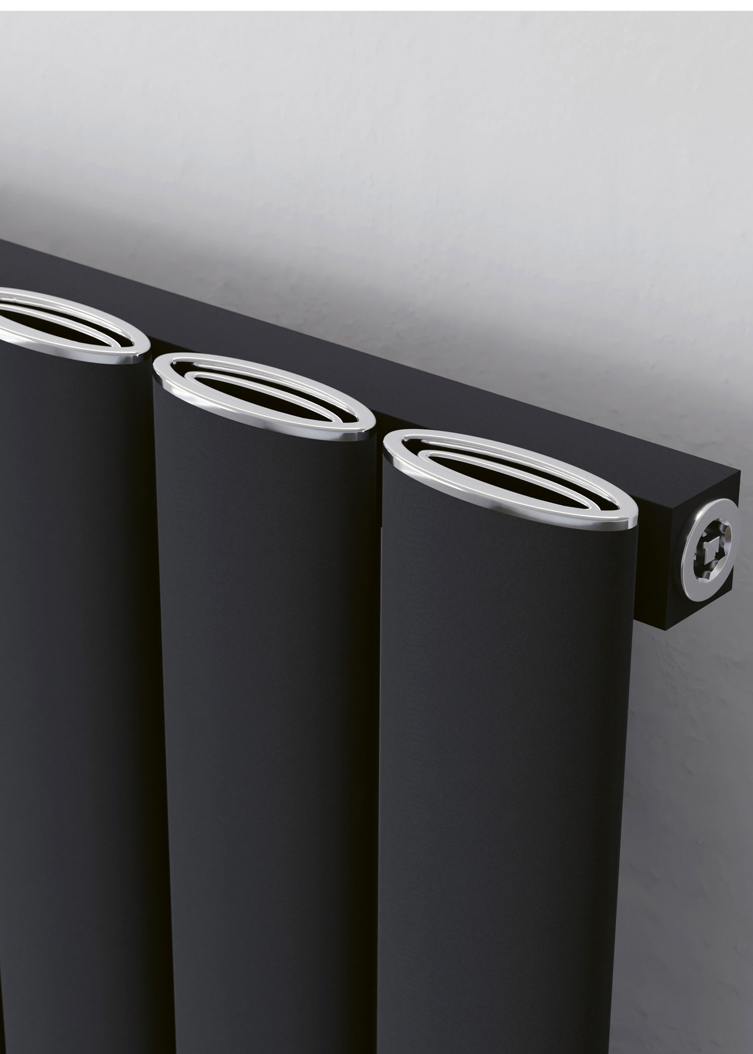 Eucotherm Delta finished in Textured Anthracite (Detail Image)