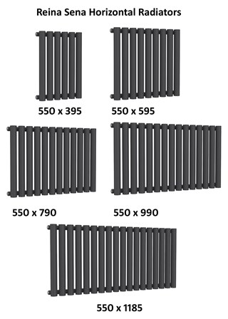 Reina Sena Horizontal Designer Radiator 