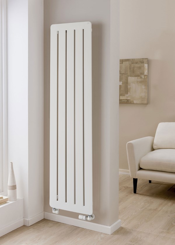 The Radiator Company Athena Vertical - Image shown in White RAL9016