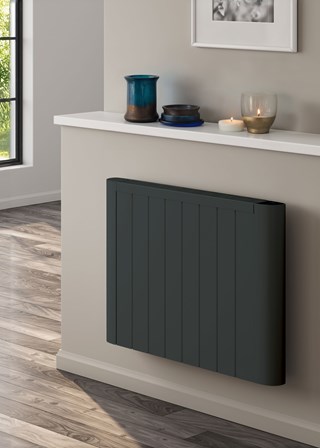 Reina Serre Electric Radiator finished in Anthracite - Size Shown 550mm (H) x 800mm (W)