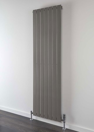 Supplies 4 Heat Beaufort Vertical Single - Image shown in Gun Metal Grey RAL9007 Supplies 4 Heat Beaufort Vertical Single - Image shown in Gun Metal Grey RAL9007