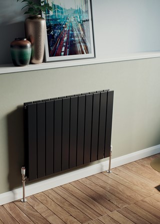 Eucotherm Mars 600 Vertical Duo - Image shown in Anthracite Eucotherm Mars 600 Vertical Duo - Image shown in Anthracite