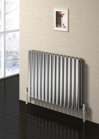 Reina Nerox Horizontal - Image shown in Brushed Stainless - Double