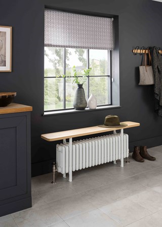 The Radiator Company Ancona Bench Vertical - Image shown in White RAL9016 The Radiator Company Ancona Bench Vertical - Image shown in White RAL9016