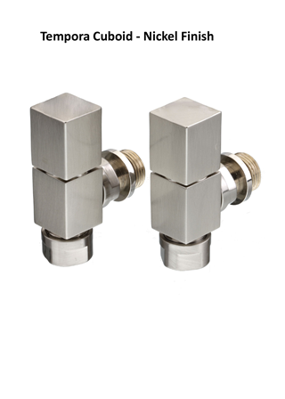 Tempora Cuboid Manual Radiator Valves