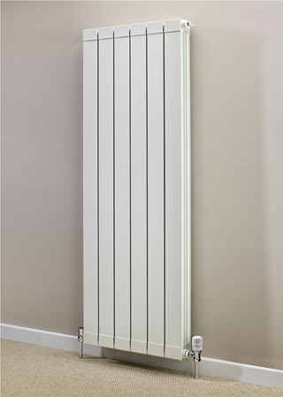 Supplies 4 Heat Saxon Vertical - Image shown in White RAL9010 Supplies 4 Heat Saxon Vertical - Image shown in White RAL9010
