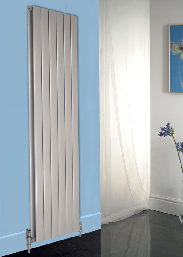 Apollo Magenta Curve Vertical Aluminium Radiator