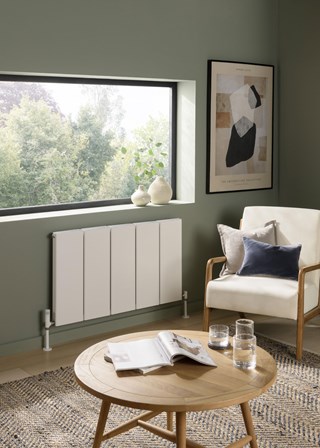 The Radiator Company Mezzola Horizontal Aluminium Radiator