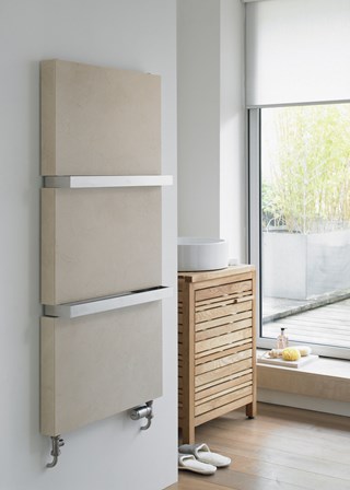 Aeon Marbella Towel Rail - Image shown MAR3T-P (Polished Towel Bars and Belts), MCM (Crema Marfil) Beige Marble Tile Aeon Marbella Towel Rail - Image shown MAR3T-P (Polished Towel Bars and Belts), MCM (Crema Marfil) Beige Marble Tile