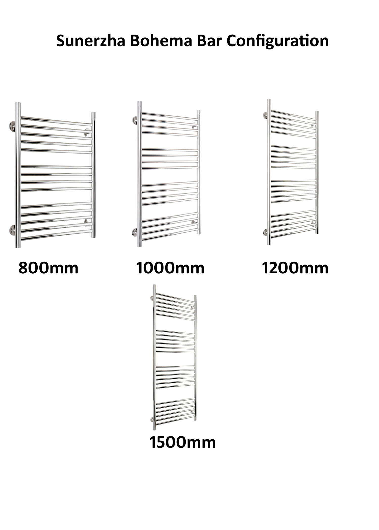 Sunerzha Bohemia Stainless Steel Towel Rail