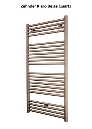 Zehnder Klaro Designer Heated Towel Rail - Volcanic - Beige Quartz - Matt Black Zehnder Klaro Designer Heated Towel Rail - Volcanic - Beige Quartz - Matt Black