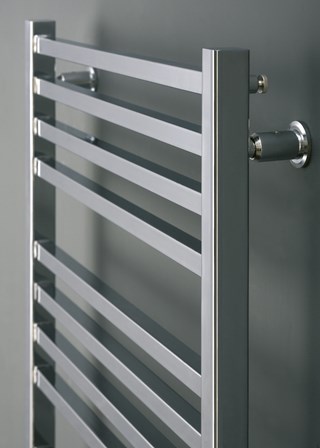 Eucotherm Verano Chrome Towel Rail Detail