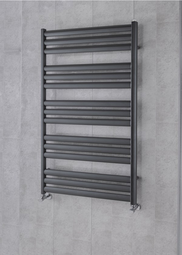 Supplies 4 Heat Tallis Towel Rail - Image shown in Gun Metal Grey