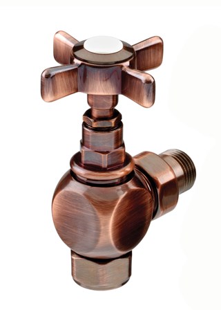 The Radiator Company Crosshead - Angled - Antique Copper