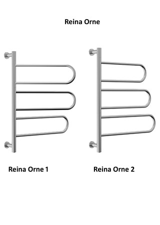 Reina Orne Dry Electric Stainless Steel Towel Rail 