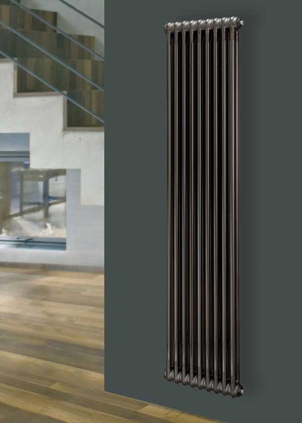 Eton & Bell Classic 2 Column Radiators 1800mm Height - Lacquered Bare Metal