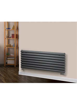 Rads 2 Rails Finsbury Double Horizontal - Anthracite Rads 2 Rails Finsbury Double Horizontal - Anthracite