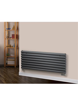 Rads 2 Rails Finsbury Double Horizontal - Anthracite