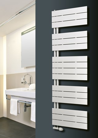 Eucotherm Mars Trium Towel Rail - White RAL9003