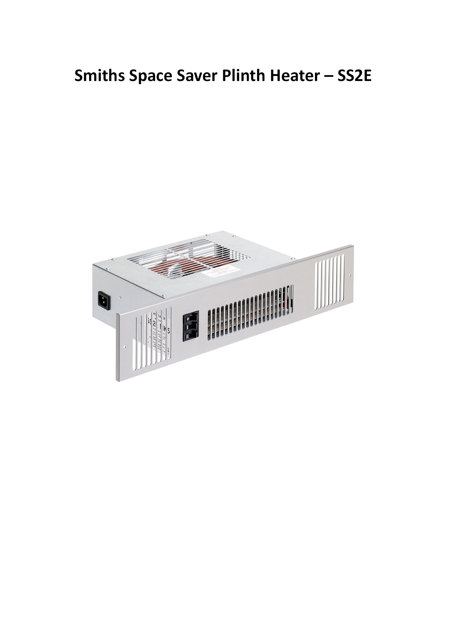 Smiths Space Saver SS2E Electric Plinth Heater