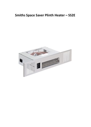 Smiths Space Saver SS2E Electric Plinth Heater
