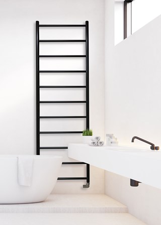 JIS Sussex Ardingly Stainless Steel Heated Towel Rail 