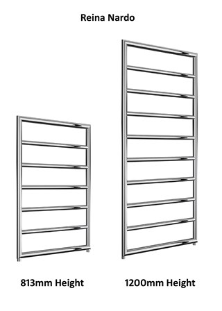 Reina Nardo Chrome Towel Rail 